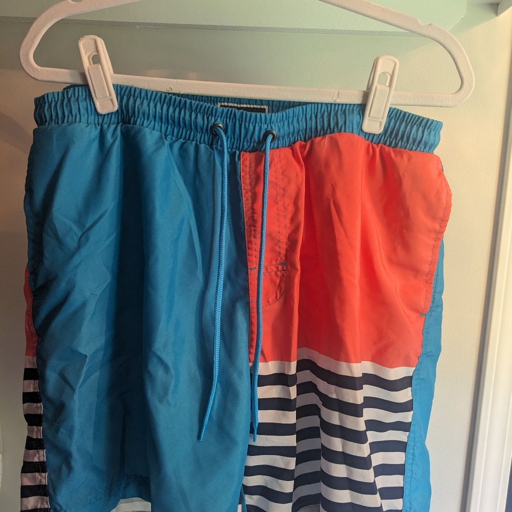 Men's bathing trunks.